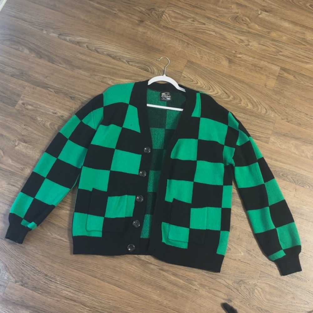 Steady Hands Demon Slayer Cardigan || Tanjiro Cardi